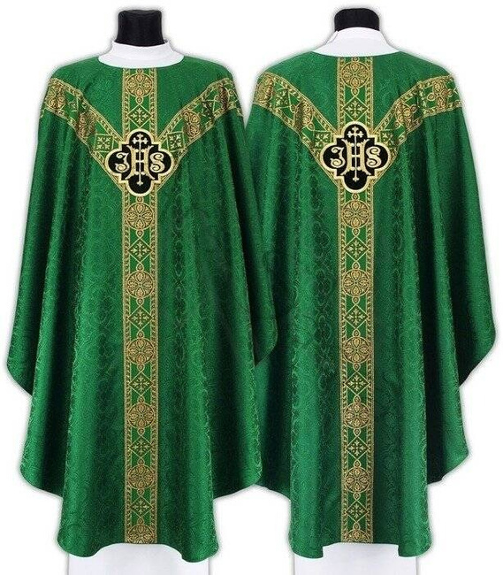 Semi Gothic Chasuble "IHS" GY209-Z25