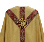 Semi Gothic Chasuble "IHS" GY209-GC25