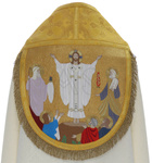 Capa pluvial romana "Transfiguración de Jesús" KT062-BG25h4