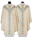 Chasuble semi-gothique mariale GY637-BN25